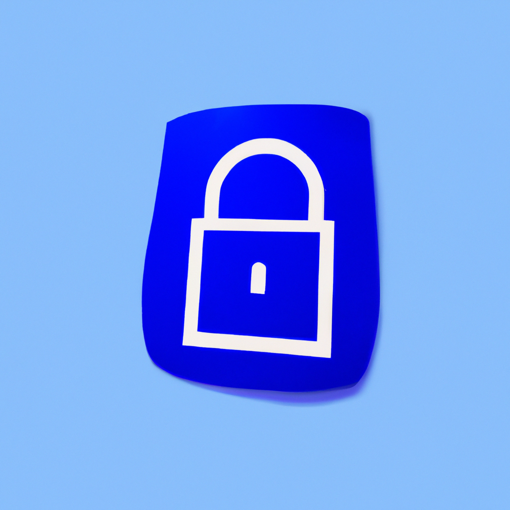 Логотип SilentEcho — щит с замком, синий градиент, высокая детализация